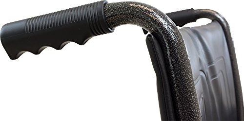 ProBasics Comfort Standard Wheelchair - Height Adjustable Seat - Flip Back Desk Arms - 300 Pound Weight Wapacity - Black - Elevating Leg Rest - 20" x 16" Seat by Roscoe Medical, Inc.