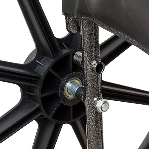 ProBasics Comfort Standard Wheelchair - Height Adjustable Seat - Flip Back Desk Arms - 300 Pound Weight Wapacity - Black - Elevating Leg Rest - 20" x 16" Seat by Roscoe Medical, Inc.