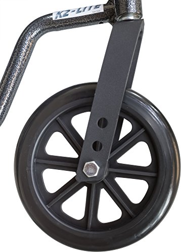 ProBasics Comfort Standard Wheelchair - Height Adjustable Seat - Flip Back Desk Arms - 300 Pound Weight Wapacity - Black - Elevating Leg Rest - 20" x 16" Seat by Roscoe Medical, Inc.