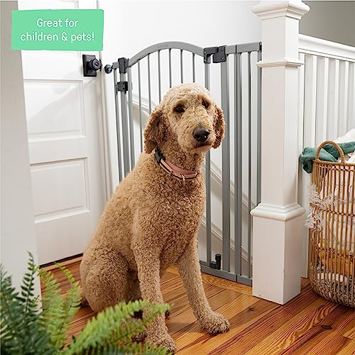 Summer Infant Extra Tall & Extra Wide Safety Gate, 29.5 - 53 Inch Wide & 38" Tall, for Doorways & Stairways, with Auto-Close & Hold-Open, Grey from Summer Infant, Inc.