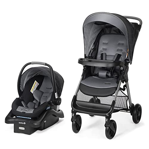 Safety 1st Smooth Ride QCM Travel System, Fast, 1-Hand Lift to fold, High Street by Dorel Juvenile Group
