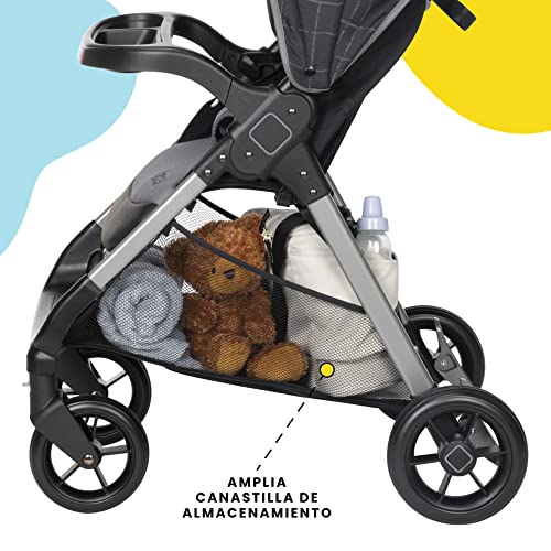 Safety 1st Smooth Ride QCM Travel System, Fast, 1-Hand Lift to fold, High Street by Dorel Juvenile Group