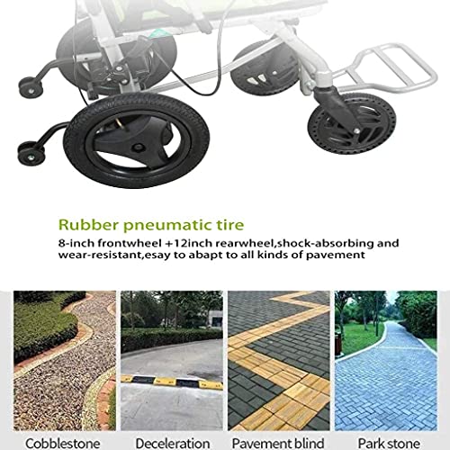 World's Lightest (Weight-30lbs) Foldable Electric Wheelchair, Travel Size, User-Friendly. (Model 2) from K KLANO