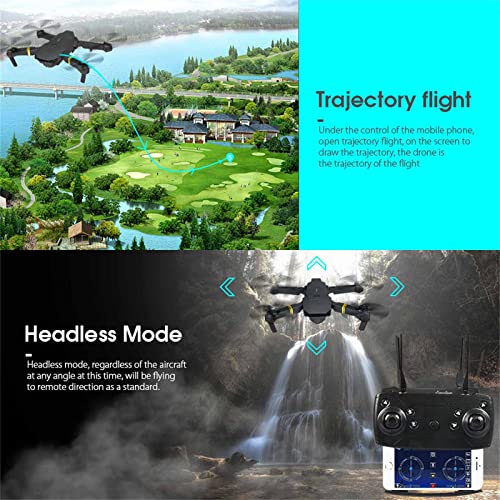 Daul 4K HD FPV Camera Drone, Mini Drone with Camera for Kids, Remote Control Toys Birthday Gifts for Boys Girls, Altitude Hold Headless Mode One Key Start Speed Adjustment by Daul 4K HD FPV Camera Drone 2023