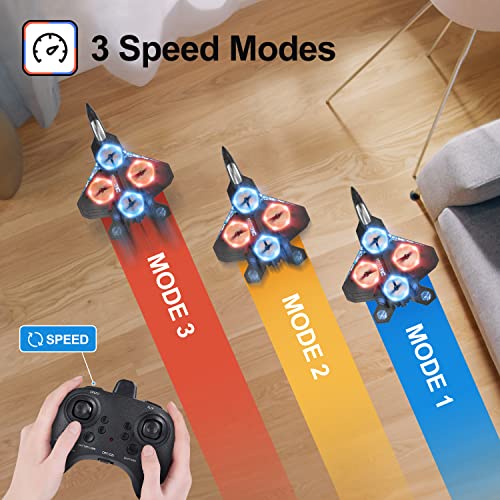 HOLYFUN Drone for Kids and Beginners RC Plane with Light, Remote Control Airplane Quadcopter Helicopter with Auto Hovering, 3D Flip and 3 Batteries (18 Mins), Great Gift Toy for Boys and Girls from 