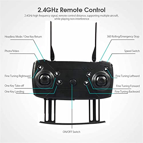 Daul 4K HD FPV Camera Drone, Mini Drone with Camera for Kids, Remote Control Toys Birthday Gifts for Boys Girls, Altitude Hold Headless Mode One Key Start Speed Adjustment by Daul 4K HD FPV Camera Drone 2023