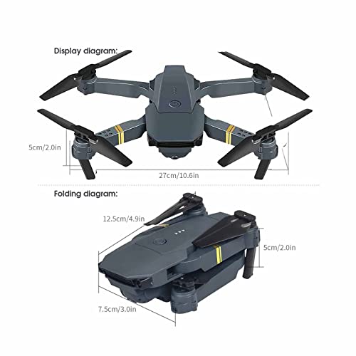 Daul 4K HD FPV Camera Drone, Mini Drone with Camera for Kids, Remote Control Toys Birthday Gifts for Boys Girls, Altitude Hold Headless Mode One Key Start Speed Adjustment by Daul 4K HD FPV Camera Drone 2023