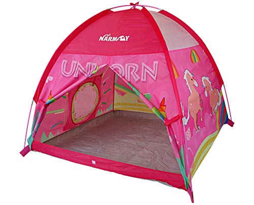 NARMAYÂ® Play Tent Unicorn Dome Tent for Kids Indoor / Outdoor Fun - 48 x 48 x 40 inch from NPR
