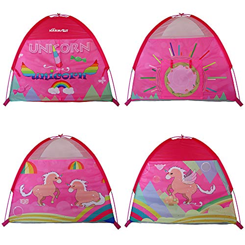 NARMAYÂ® Play Tent Unicorn Dome Tent for Kids Indoor / Outdoor Fun - 48 x 48 x 40 inch from NPR