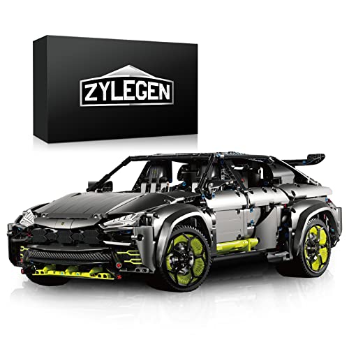 ZYLEGEN Lambo Sports Car MOC Building Blocks Kit, 1:8 Scale Race Car Model Toys Technical Vehicle Construction Toy Building Set for Adults(3,251pcs) from ZYLEGEN