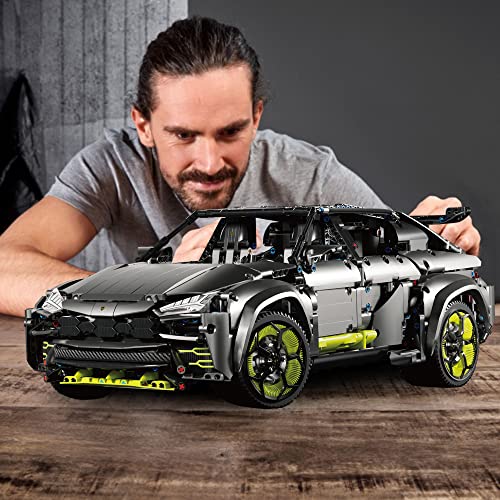 ZYLEGEN Lambo Sports Car MOC Building Blocks Kit, 1:8 Scale Race Car Model Toys Technical Vehicle Construction Toy Building Set for Adults(3,251pcs) from ZYLEGEN