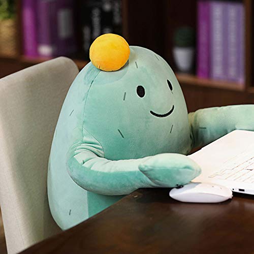 WAQIA HOUSE Novelty Cactus Plush Toy Stuffed Cactus Pillow Cute Squatting Cactus Plush Doll Funny Lying Cactus Sleeping Pillows for Adults from WAQIA HOUSE