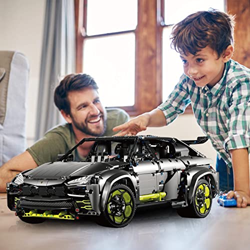 ZYLEGEN Lambo Sports Car MOC Building Blocks Kit, 1:8 Scale Race Car Model Toys Technical Vehicle Construction Toy Building Set for Adults(3,251pcs) from ZYLEGEN