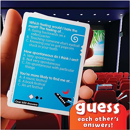 SUSSED The Wacky Would You Rather Card Games | Fun Social Gifts for Teens, Boys, Girls, Families, Adults & More | No Board Needed | 10+ Years | Cool Blue Travel Deck from SUSSED