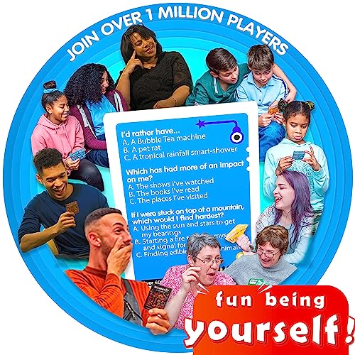 SUSSED The Wacky Would You Rather Card Games | Fun Social Gifts for Teens, Boys, Girls, Families, Adults & More | No Board Needed | 10+ Years | Cool Blue Travel Deck from SUSSED