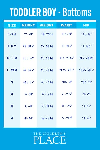 The Children's Place Boys Baby and Toddler Pull On Straight Jeans, Liberty Blue, 2T from The Children's Place Children's Apparel