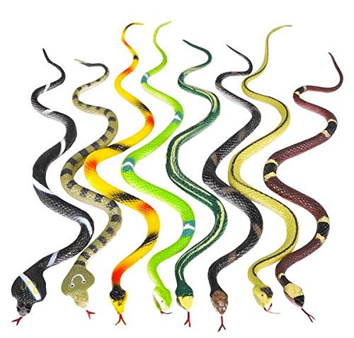 Rhode Island Novelty 14" Rain Forest Snakes | Assorted Designs | Set of 12 from RINO