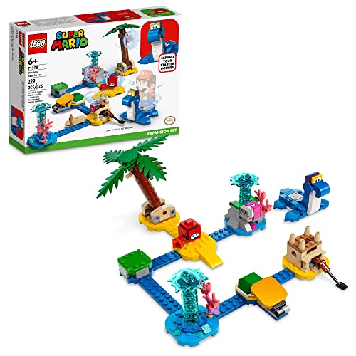 LEGO Super Mario Dorrieâs Beachfront Expansion Set 71398 Building Kit; Collectible Toy for Kids Aged 6 and up (229 Pieces) by LEGO