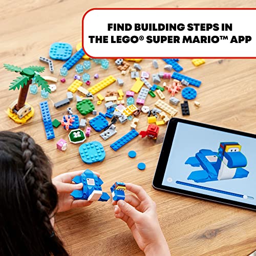 LEGO Super Mario Dorrieâs Beachfront Expansion Set 71398 Building Kit; Collectible Toy for Kids Aged 6 and up (229 Pieces) by LEGO