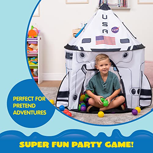 JOYIN Rocket Ship Play Tent Pop up Play Tent Kids Indoor Outdoor Spaceship Playhouse Tent Set from JOYIN