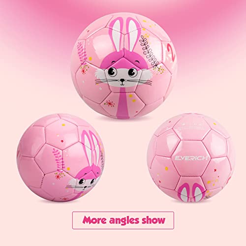 EVERICH TOY Soccer Ball Size 2 Soccer Balls for Kids-Sport Ball for Toddlers-Backyard Lawn Sand Outdoor Toys for Boys and Girls,Including Pump from EVERICH TOY