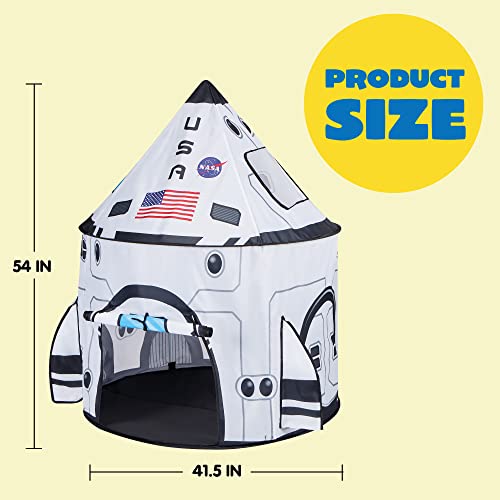 JOYIN Rocket Ship Play Tent Pop up Play Tent Kids Indoor Outdoor Spaceship Playhouse Tent Set from JOYIN