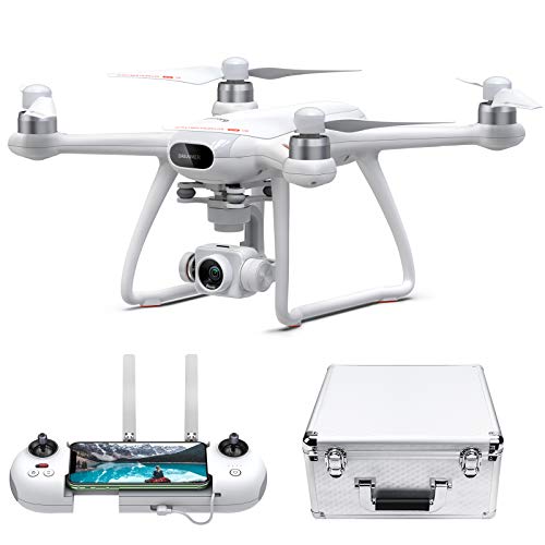 Potensic Dreamer 4K Pro Drones with 3-Axis Gimbal Camera for Adults, FPV GPS Quadcopter with 2KM Transmission Range, 28mins Flight, Brushless Motor, Auto-Return, with Metal Carry case and 32G SD Card by Potensic