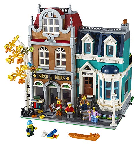 LEGO Creator Expert Bookshop 10270 Modular Building Kit, Big Set and Collectors Toy for Adults, (2,504 Pieces) by LEGO