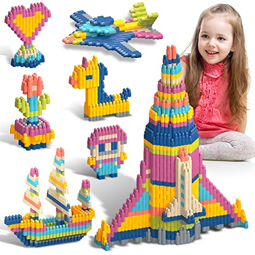 Tigerhu Kids 1120pcs Building Blocks Set Educational STEM Building Toy, Construction Block Toys Set Learning Playset Kit for Boys Girls, Child Brain Development Preschool Kindergarten Toy Age 3+ from Tigherhu