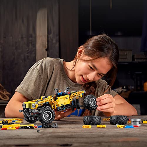 LEGO Technic Jeep Wrangler 4x4 Toy Car 42122 Model Building Kit - All Terrain Off Roader SUV Set, Authentic and Functional Design, STEM Birthday Gift Idea for Kids, Boys, and Girls Ages 9+ from LEGO