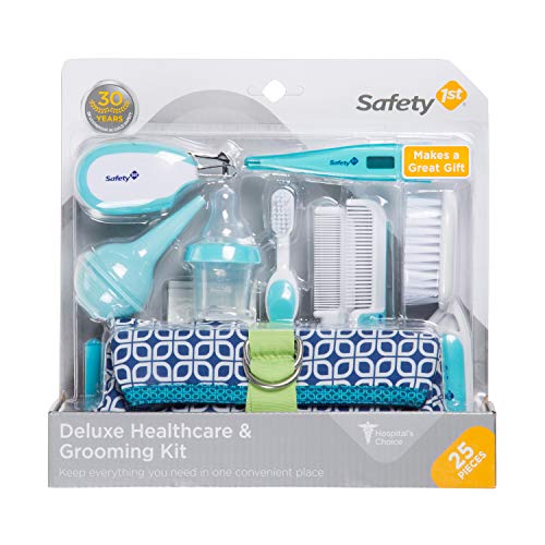 Safety 1st Deluxe 25-Piece Baby Healthcare and Grooming Kit (Arctic Blue) by Safety 1st