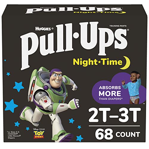 Pull-Ups Night-Time Boys' Training Pants, 2T-3T, 68 Ct from Kimberly-Clark Corp.