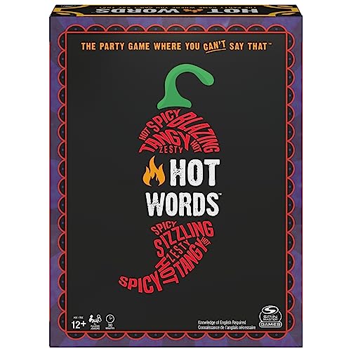 Hot Words, Word Guessing Party Game, Board Game for Ages 12 & up, by Spin Master by Spin Master