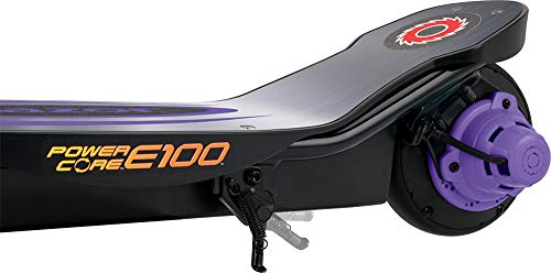Razor Power Core E100 Electric Scooter - Aluminum Deck - Purple - FFP from Razor USA, LLC