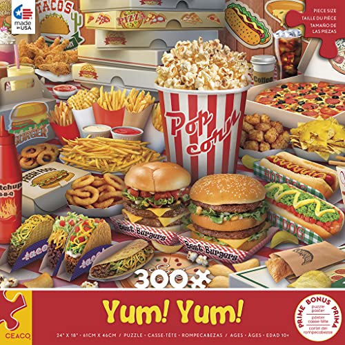 Ceaco - Yum Yum - 300 Oversized Piece Jigsaw Puzzle from Ceaco
