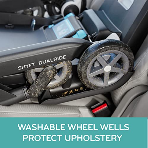 Shyft DualRide with Carryall Storage Infant Car Seat and Stroller Combo (Durham Green) from Evenflo