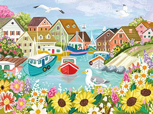 Ceaco - Olivia Gibbs - Sea Town Harbor - 300 Piece Jigsaw Puzzle by Ceaco