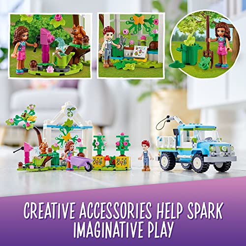 LEGO Friends Tree-Planting Vehicle 41707 Building Kit; with Tree Toys, a Greenhouse and Truck; Gift for Ages 6+ (336 Pieces) from LEGO