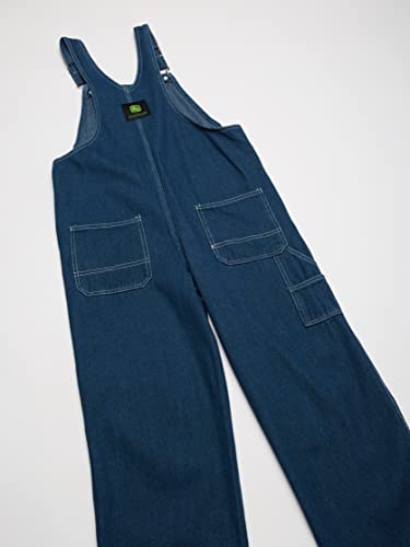 John Deere Boys' Toddler Denim Overall Bib, 2T from John Deere Children's Apparel