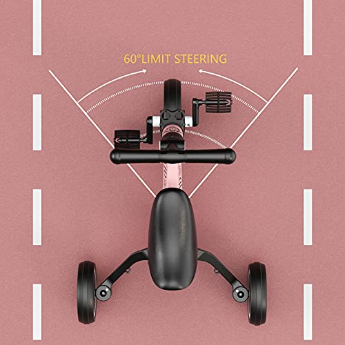 XJD 3 in 1 Kids Tricycles for 10 Month to 3 Years Old Kids Trike Toddler Bike Boys Girls Trikes for Toddler Tricycles Baby Bike Infant Trike with Adjustable Seat Height and Removable Pedal (Pink) from XJD