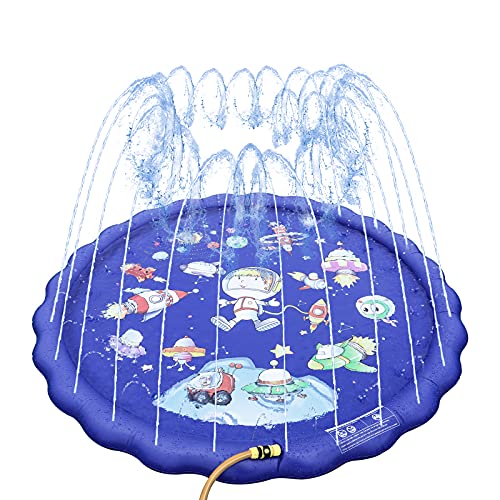 JOSEN Splash Pad Sprinkler for Kids Inflatable Wading Pool Kiddie Pool Water Toys Play Summer Outdoor Fun Game for Boys Girls Backyard Sprinkler Gifts for Toddler and Children from JOSEN