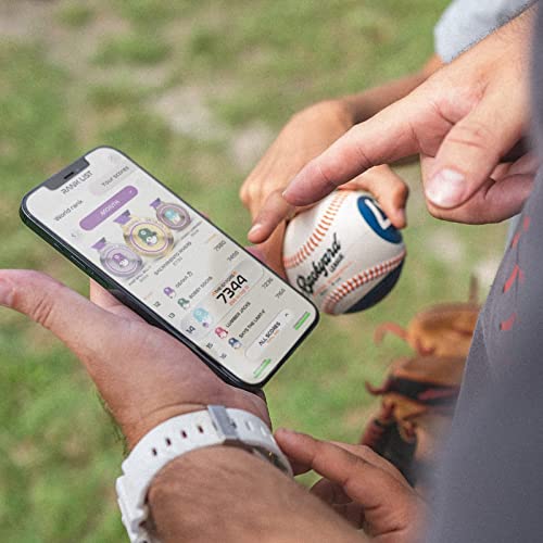 Playfinity Backyard League Gaming Baseball - Gift of the Year - Gamified Baseball - Improve Skills while Having Fun - Beat Your Score, track Progress - Free Mobile app 6+ Games with Speed Detection by Playfinity, Inc.