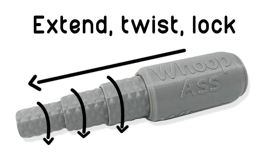 MunnyGrubbers - Can of Whoop Ass - (Extendable & Holster) - Open a Can of Whoop Ass - Novelty - Prank - Gag - Funny - Joke - Gift - Toy - (Extendable & Holster) from MunnyGrubbers