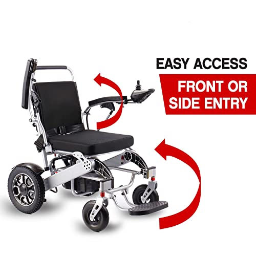 Weatherproof, Foldable Sturdy Dual Motorized Powerful Electric Wheelchair. Airplane Ready. Stronger, Longer Range. (Model 2) from K Klano