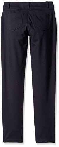 Nautica Plus Girls School Uniform Stretch Interlock Legging, Navy, 20.5 by Nautica