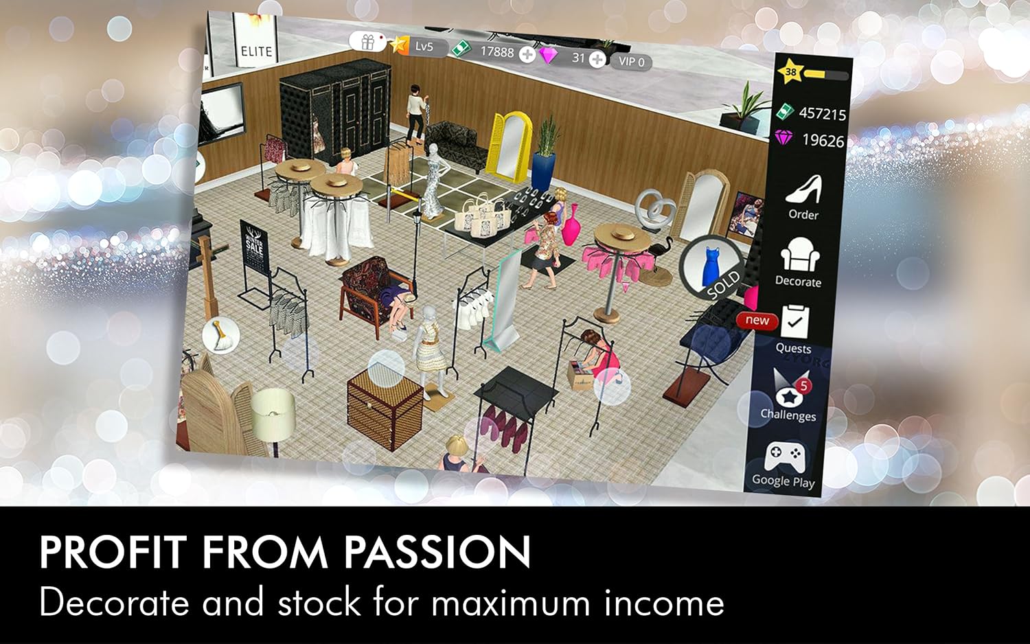 Fashion Empire - Dressup & Design Boutique Sim from Frenzoo