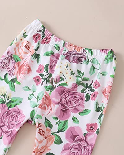12 18 Months Girl Clothes Summer Toddler Girl Clothes Outfits Cute Floral Pants Baby Girls Clothes 12-18 Months from 