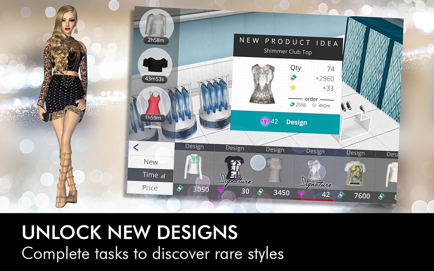 Fashion Empire - Dressup & Design Boutique Sim from Frenzoo