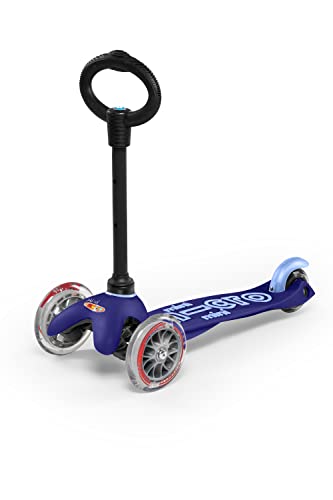 Mini 3in1 Deluxe 3-stage ride-on Micro scooter toddler toys for ages 12 months to 5 years - Blue by Micro Kickboard