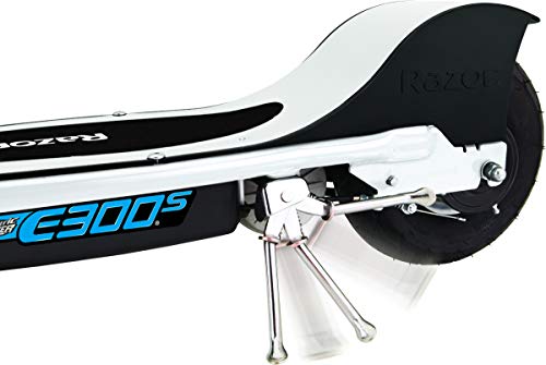 Razor E300S Seated Electric Scooter - 9" Air-filled Tires, Removable Seat, Up to 15 mph and 10 Miles Range from Razor USA, LLC